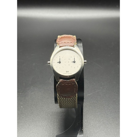 Danish Design Other - Danish Design IV22Q890 Dual Time Quartz Watch Leather Strap